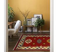 HAMID - Tappeto di Design Orientale Kilim Lori, Tappeti di Lana, Kilim Tessuti a Mano, Tappeti per Sala da Pranzo, Camera da Letto, Soggiorno, Corridoio, Salotto (D.3, 170x110 cm)