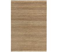 HAMID - Tappeto Giralda di Juta 100% Fibra di Iuta Naturale, Tappeti di Iuta Tappeto Morbido e Alta Resistenza, Tessuto a Mano, Soggiorno, Sala da Pranzo, Camera da Letto Tappet, Naturale (230x160cm)
