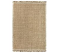 HAMID Tappeto in iuta naturale Siena - tessuto a mano, ecologico e biodegradabile, morbido e resistente, stile artigianale per soggiorno, camera da letto o corridoio (290 x 200 cm)