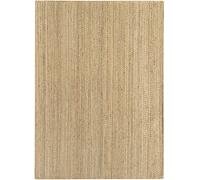 HAMID - Tappeto in Juta Granada 100% Fibra di Iuta Naturale, Morbido e Resistente, Tessuto a Mano, Soggiorno, Camera da Letto, Corridoio (290x200cm)