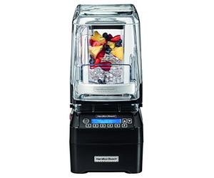 Hamilton Beach Commercial HBH750-CE Eclipse Blender, tecnologia QuietBlend, nero/trasparente