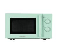 Hamilton Beach Microonde, 20 L, Miami, 800 W, controlli manuali di composizione, sbrinamento rapido, timer 35 minuti, 5 livelli di cottura, Mojito Mint - HBMX20M