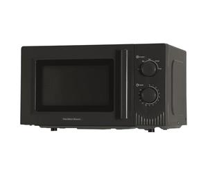 Hamilton Beach Microonde, 20 L, Miami, 800 W, controlli manuali di composizione, sbrinamento rapido, timer 35 minuti, 5 livelli di cottura, grigio carbone - HBMX20CH