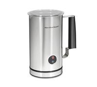 Hamilton Beach Montalatte elettrico caldo e freddo, scaldino automatico e vaporizzatore per latte e cappuccino, in acciaio inox (43560C)