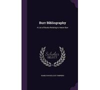 Hamilton Bullock Tompkins Burr Bibliography (Copertina rigida)