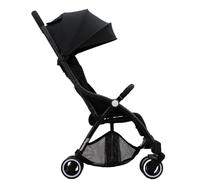 Hamilton by Yoop S1 Plus Passeggino - Modello 2023 - Leggero, regolabile e maneggevole - Passeggino Premium con tecnologia pieghevole con una sola mano - Carico fino a 22 kg - Nero