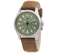 Hamilton Casual Automatico Quadrante Verde Pelle Cinghia H70205860 100M Unisex