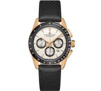 Hamilton Jazzmaster Performer Auto Chrono H36626710 - 42mm Rose Gold PVD, White Dial