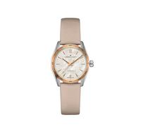 Hamilton Jazzmaster Performer Orologio automatico da uomo, cassa in acciaio inossidabile da 34 mm, realizzato in Svizzera, quadrante analogico in madreperla, impermeabile fino a 100 m, vetro zaffiro