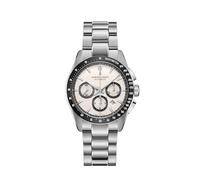 Hamilton Jazzmaster Performer Orologio automatico da uomo, cassa in acciaio inossidabile da 42 mm, prodotto svizzero, quadrante bianco, orologio da polso analogico, impermeabile fino a 100 m, vetro