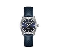 Hamilton Jazzmaster Performer - Orologio automatico da uomo, cassa in acciaio inox 38 mm, realizzato in Svizzera, quadrante blu, impermeabile fino a 100 m, cristallo zaffiro, movimento a 3 aghi