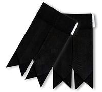 Hamilton Kilts Kilt da uomo, pantaloni, calzini e giarrettiere, abito scozzese -Nero