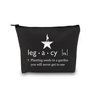 Hamilton Merchandise Hamilton Legacy Definition Zipper Pouch Broadway Musical Theatre Makeup Bag per gli amanti di Hamilton, Legacy Definition Bag Eu, Borsa cosmetica con stampa