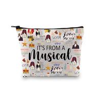Hamilton Musical Gift Broadway Musical Gift It's from a Musical Pouch Zipper Pouch Makeup Bag for Hamilton fans, Da Hamilton Eu, Borsa cosmetica con stampa