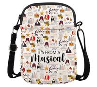 Hamilton Musical Gift Broadway Musical Gift It's from a Musical Pouch Zipper Pouch Makeup Bag for Hamilton fans, Da Hamilton Cr Eu, Borsa cosmetica con stampa