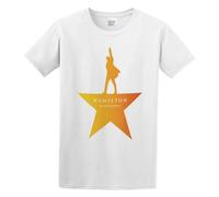 Hamilton Musical Love Trend Super Pure Cotton Street aldult T-Shirt White L