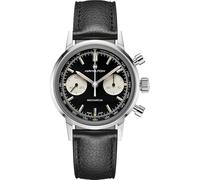 Hamilton Orologio Automatico da Uomo, Cronografo, Cassa 40mm, Quadrante Nero, Cinturino in Pelle Nera, H38429730