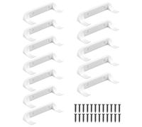 HAMKU 12 Pezzi Supporto da Parete per Esposizione Auto, Supporto per Auto Giocattolo Verticale Modello Auto Mensola Compatibile con Lego Speed Champion per Collezione Auto Appassionati Auto,bianco