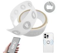 HAMKU 30 Pezzi adesivi NFC Tag, tag NFC, 213 tag NFC programmabili byte chip adesivi per tutti i telefoni e i dispositivi abilitati NFC