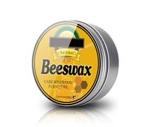 HAMKU Cera D'api 80g Naturale per Legno Cura e Protezione Mobili Pavimenti Porta Armadio Artigianato Antipolvere Lucidante Nutriente Cera Api Legno Atossica Trattamento Profondo