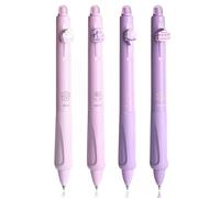 HAMKU Set di 4 Penne Cancellabili - Torta, Gelato, Dessert,Yummy - Sfera sull'Estremità per Rimuovere l'Inchiostro - Penna A Scomparsa Cancellabili Inchiostro Termosensibile - Blu Diametro 0,5 mm