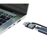 Hamlet Adattatore da USB-C Maschio a USB-A 3.0 Femmina Xad-lcm-af