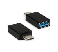 Hamlet adattatore USB Type-C a USB tipo A Nero con connettore maschio/femmina