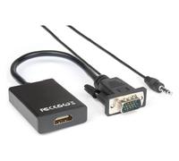 Hamlet Adattatore video Vga a Hdmi con Audio Black XVAVGA HDMA