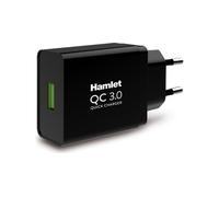 Hamlet Caricabatterie USB Type-A 18W Quick Black XPWCU118QC