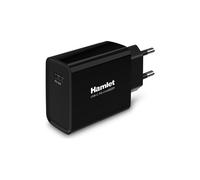 Hamlet Caricabatterie USB Type-C 18W Power Delivery Black XPWCU118PD