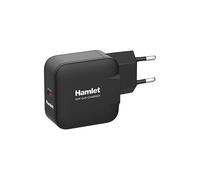 Hamlet Caricabatterie USB Type-C 65W GaN Black XPDG 65W