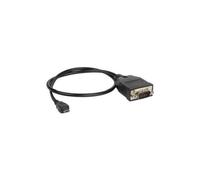Hamlet Cavo adattatore Otg Micro Usb Rs232 Black 0,5m XURS232MICROTG