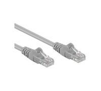 Hamlet Cavo di rete Ethernet 3 metri RJ45 Maschio-Maschio Cat5e Grigio