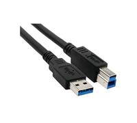 Hamlet Cavo USB 3.0 Maschio a Maschio 2 metri Nero