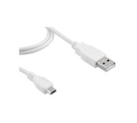 Hamlet Cavo USB A a Micro USB B 30 cm Bianco Maschio/Maschio