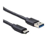Hamlet Cavo USB C USB A 1 m Nero USB 3.2 Gen 1 per Trasferimento Dati