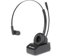 Hamlet Cuffia BTM-CUFFIA PRO – Bluetooth con microfono e dock di ricarica, Nero