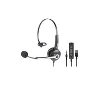 Hamlet Cuffie microfono filo RENOVA HEADSET Ujm Black HHEADM UJM