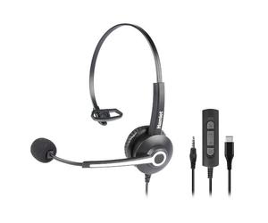 Hamlet Cuffie Professionali HHEADM-CJM RENOVA CUFF.BUS.MONO MIC.USBC-JACK