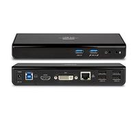 HUB 12 in 1 Docking Station Usb 3.0 Dual Display Black HDOCKS300
