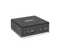 HAMLET - Docking Station Universale per Notebook PD8000 3x USB 3.0 / 2x HDMI / LAN Nero + Power Delivery 85W