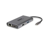 Hamlet Docking Station USB 3.2 Gen 1 Type-C Grigio 4K Ultra HD