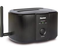 Hamlet Docking Station Wi fi per Hard Disk / SSD 2.5 e 3.5 Dual Bay - HXDDWIFI