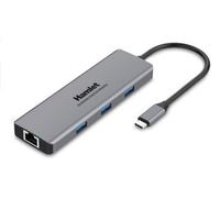 Hamlet Replicatore di Porte per Notebook Cablato USB Type-C Grigio - HDKC-PD200U