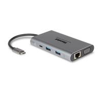 Hamlet HDKC-PD400V docking station Con cavo USB 3.2 Gen 1 (3.1 Gen 1) Type-C Grigio - Nouvo