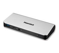 Hamlet HDOCKS500C Docking Station Wired USB 3.2 Gen 1 (3.1 Gen 1) Type-A Nero, Argento - Nouvo