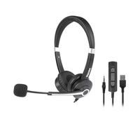 HAMLET UJS- CUFFIA BUSINESS MIC USB/JACK HHEADM-UJS