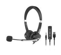 HAMLET UJS- CUFFIA BUSINESS MIC USB/JACK HHEADM-UJS