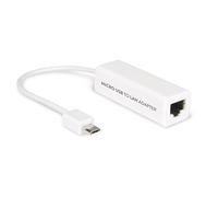 Hamlet Cavo Adattatore Micro Usb Otg-Lan 10 100Mbit Per Tablet E Smartphone Hnum