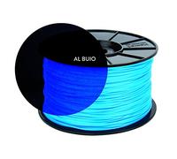 Hamlet HP3DXROLB2BF Bobina ABS 1Kg / 1,75mm, Blu FOSFORESCENTE AL BUIO, Compatibile 3D printer 3DX100
